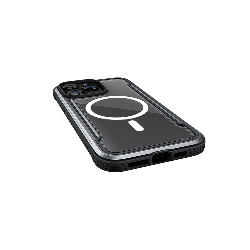 iPhone 14 Pro Max Kılıf M-safe Şarj Özellikli Airbagli Raptic Shield Serisi Şeffaf Arka Yüzey Kapak