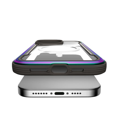 iPhone 14 Pro Max Kılıf M-safe Şarj Özellikli Airbagli Raptic Shield Serisi Şeffaf Arka Yüzey Kapak
