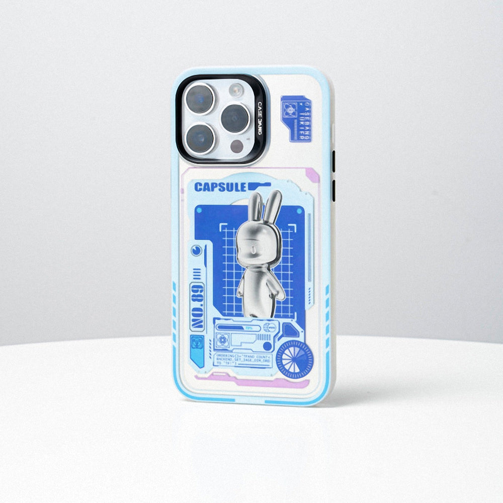 iPhone 14 Pro Max Kılıf M-safe Şarj Özellikli Benks Casebang Rabbit Kapak