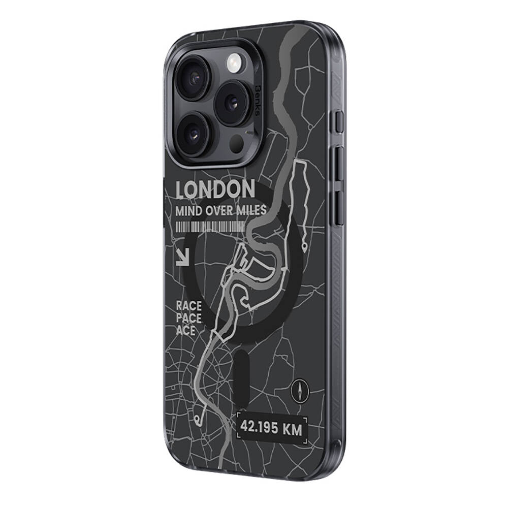 iPhone 14 Pro Max Kılıf M-safe Şarj Özellikli Benks City Serisi Kapak
