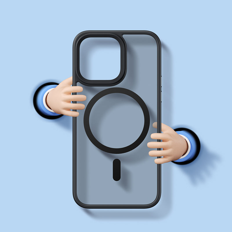 iPhone 14 Pro Max Kılıf M-safe Şarj Özellikli Benks Mist Hybrid Kapak