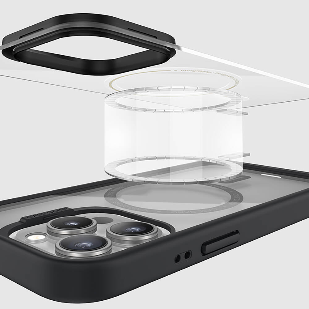 iPhone 14 Pro Max Kılıf M-safe Şarj Özellikli Casebang Body Frame Kapak