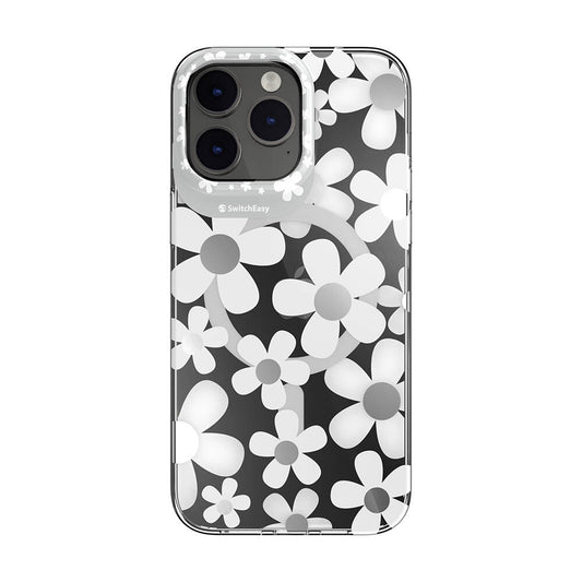 iPhone 14 Pro Max Kılıf M-safe Şarj Özellikli Çift IMD Baskılı Lisanslı Switcheasy Artist-M Fleur Kapak