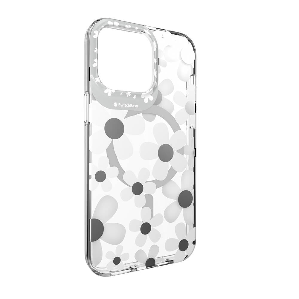 iPhone 14 Pro Max Kılıf M-safe Şarj Özellikli Çift IMD Baskılı Lisanslı Switcheasy Artist-M Fleur Kapak