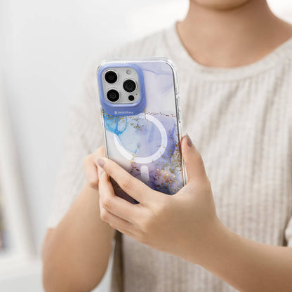 iPhone 14 Pro Max Kılıf M-safe Şarj Özellikli Çift IMD Baskılı Lisanslı Switcheasy Artist-M Veil Kapak