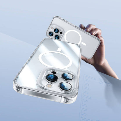 iPhone 14 Pro Max Kılıf M-safe Şarj Özellikli Kamera Korumalı Benks Corning Glass Serisi Kapak