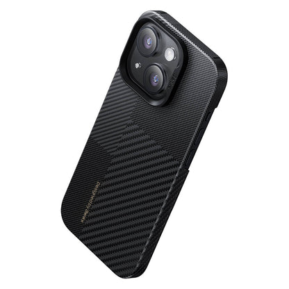 iPhone 14 Pro Max Kılıf M-safe Şarj Özellikli Karbon Fiber Benks Montage ArmorAir Kevlar Kapak