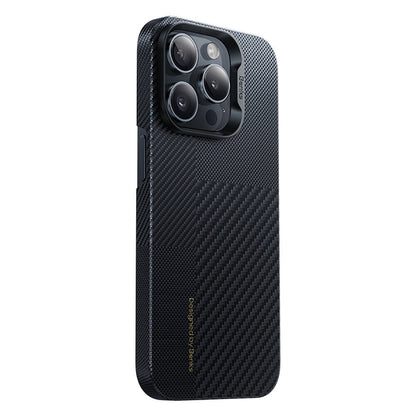 iPhone 14 Pro Max Kılıf M-safe Şarj Özellikli Karbon Fiber Benks Montage ArmorAir Kevlar Kapak