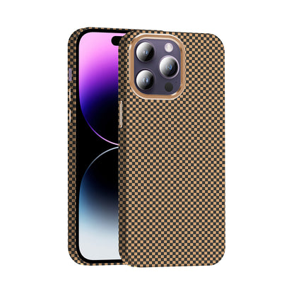 Apple iPhone 14 Pro Max Kılıf M-safe Şarj Özellikli Karbon Fiber Görünümlü Zore Gros Kapak