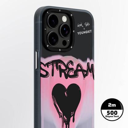 iPhone 14 Pro Max Kılıf M-safe Şarj Özellikli Shu Tasarımlı Youngkit Dreamland Serisi Kapak