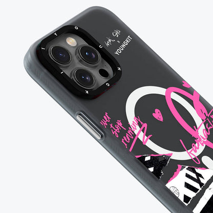 iPhone 14 Pro Max Kılıf M-safe Şarj Özellikli Shu Tasarımlı Youngkit Dreamland Serisi Kapak