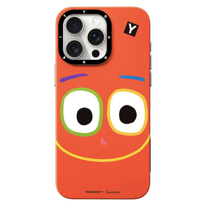 iPhone 14 Pro Max Kılıf M-safe Şarj Özellikli Sunshine Tasarımlı Youngkit Daily Happy Serisi Kapak