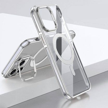 iPhone 14 Pro Max Kılıf M-safe Şarj Özellikli Wlons Standlı Efsane Kapak