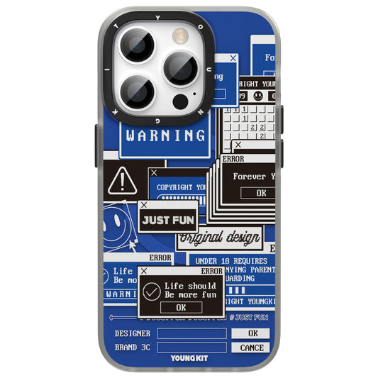 iPhone 14 Pro Max Kılıf M-safe Şarj Özellikli YoungKit Code Case Serisi Kapak