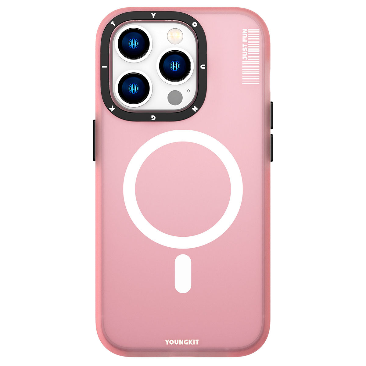 iPhone 14 Pro Max Kılıf M-safe Şarj Özellikli Youngkit Colored Sand Serisi Kapak