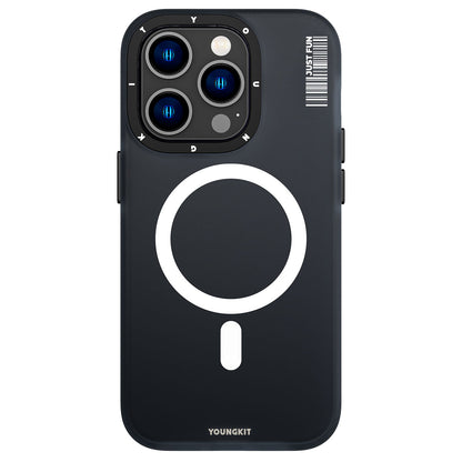 iPhone 14 Pro Max Kılıf M-safe Şarj Özellikli Youngkit Colored Sand Serisi Kapak