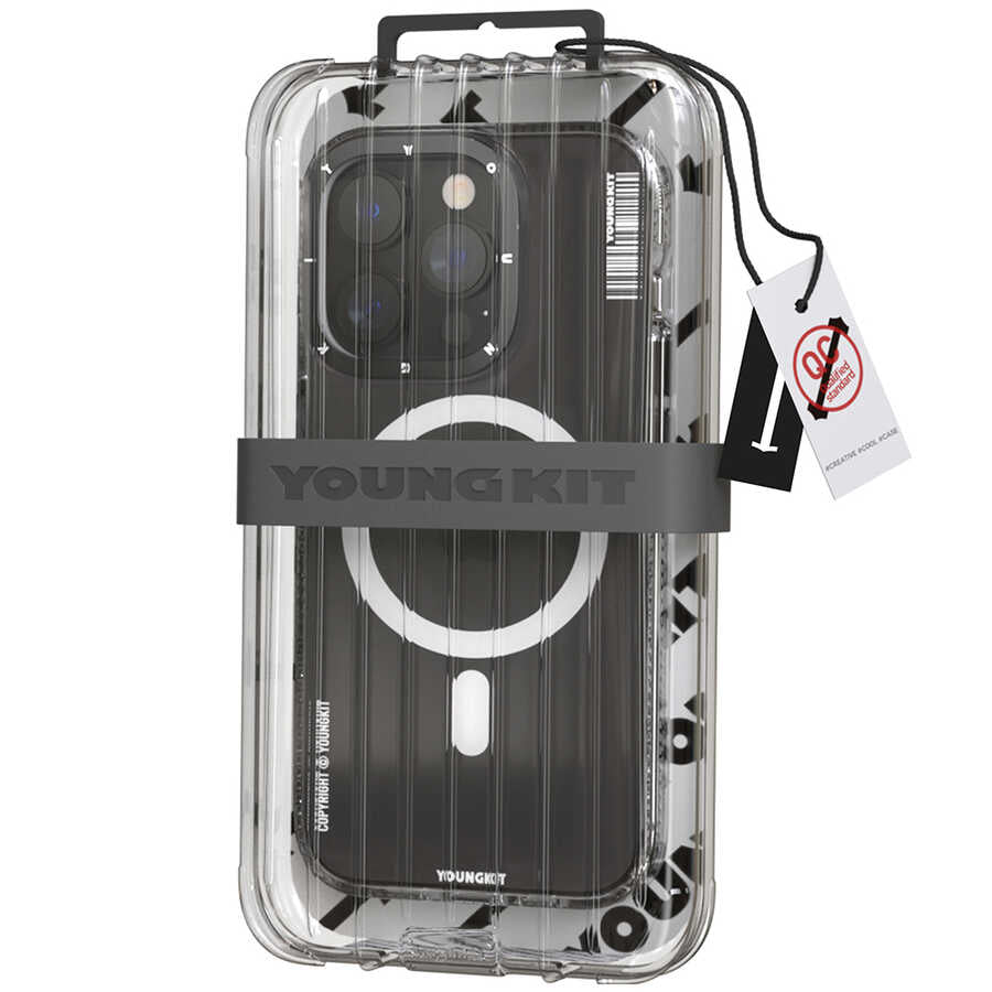 iPhone 14 Pro Max Kılıf M-safe Şarj Özellikli YoungKit Exquisite Serisi Kapak