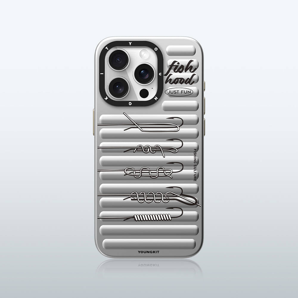 iPhone 14 Pro Max Kılıf M-safe Şarj Özellikli Youngkit Fishing Serisi Kapak