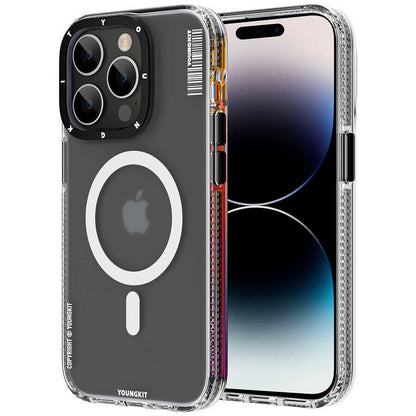 iPhone 14 Pro Max Kılıf M-safe Şarj Özellikli Youngkit Jane Sand Serisi Kapak