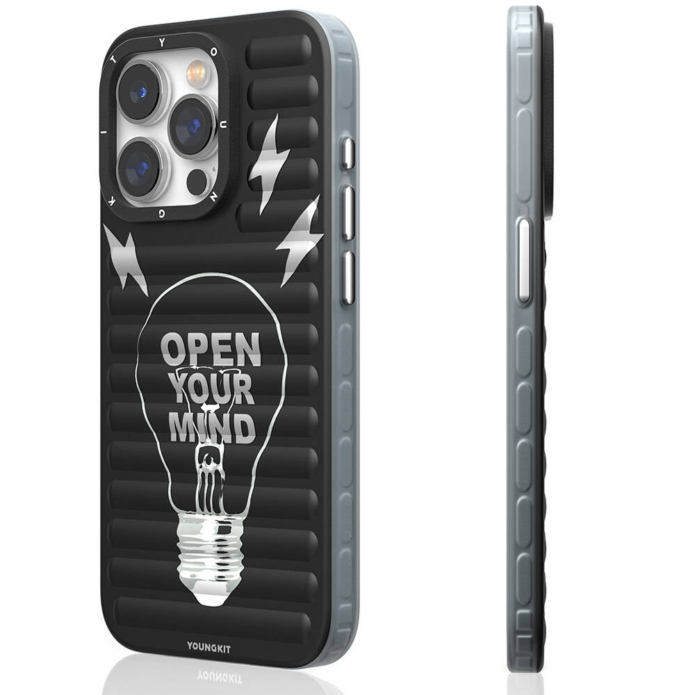 iPhone 14 Pro Max Kılıf M-safe Şarj Özellikli Youngkit Open Mind Serisi Kapak