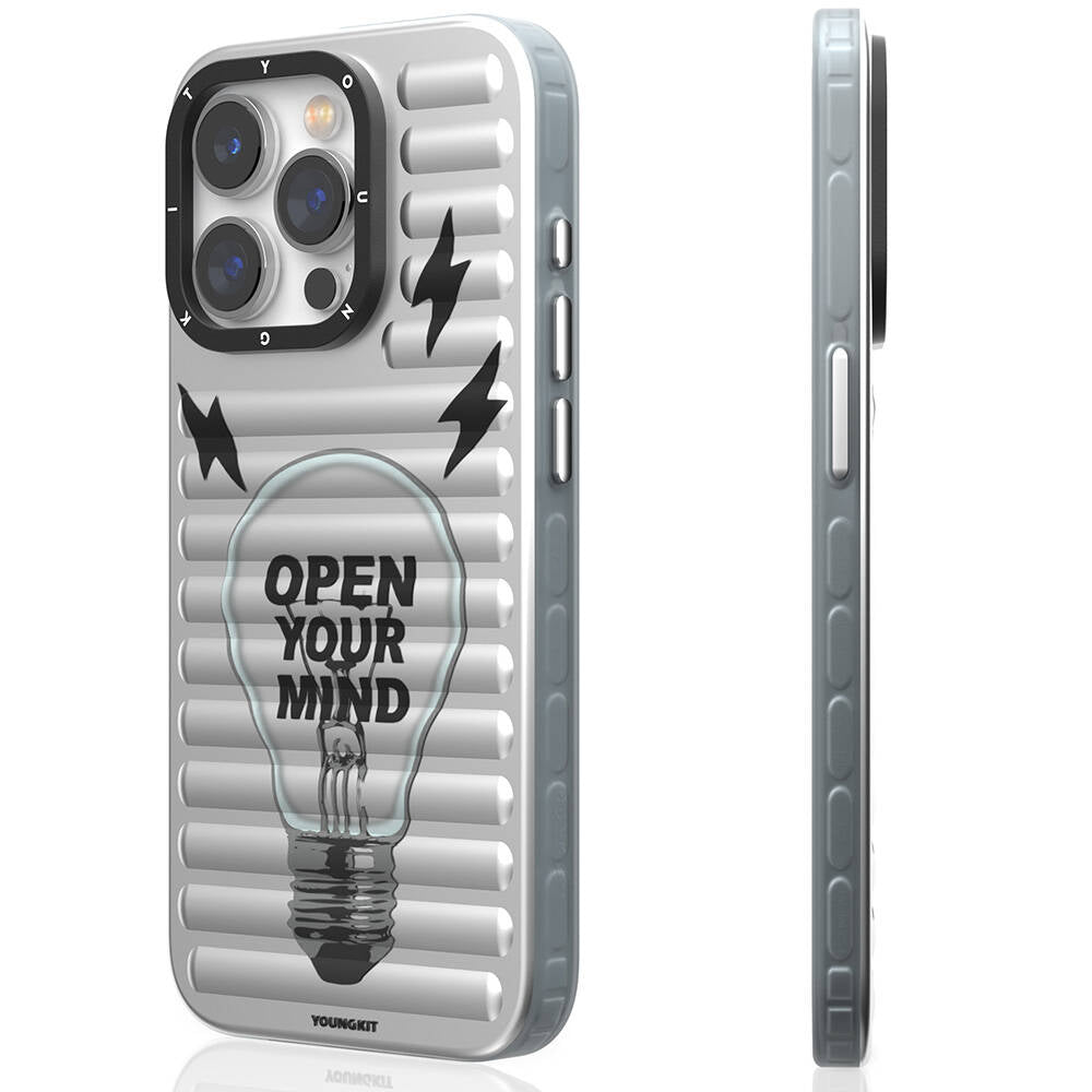 iPhone 14 Pro Max Kılıf M-safe Şarj Özellikli Youngkit Open Mind Serisi Kapak