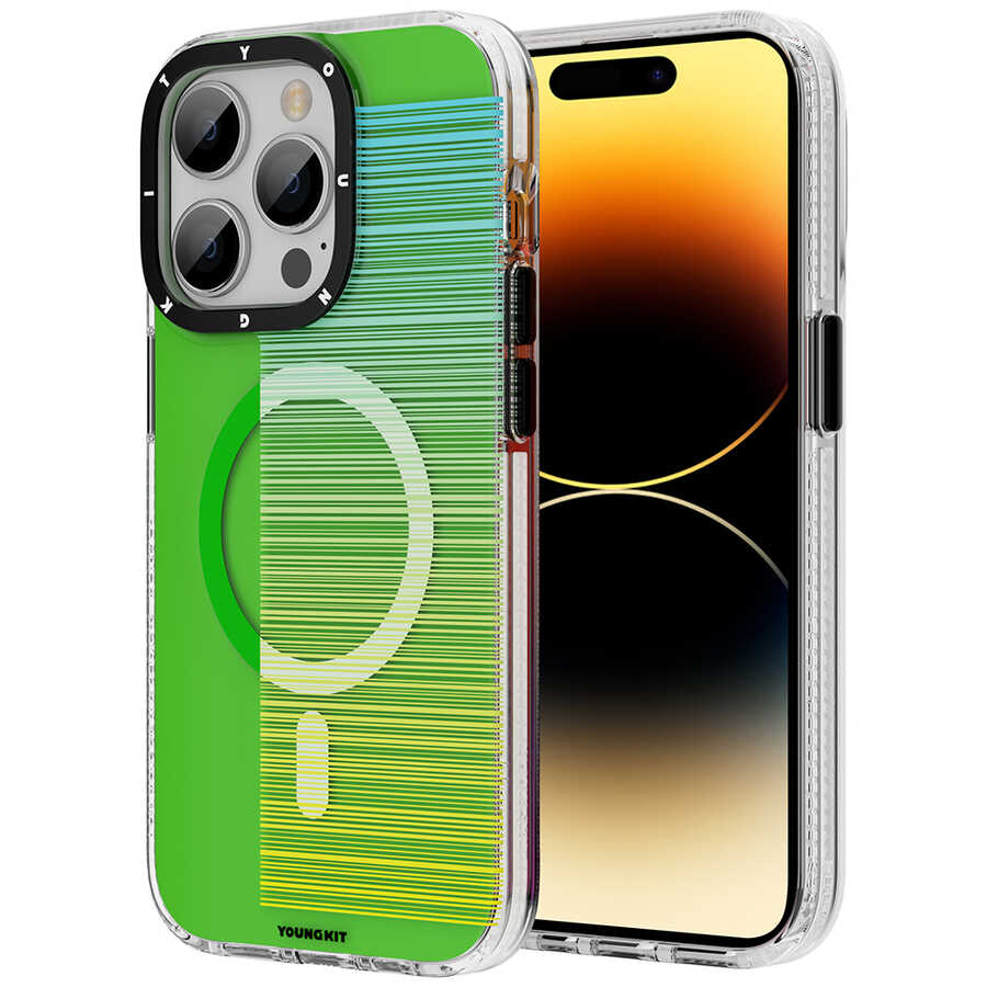 iPhone 14 Pro Max Kılıf M-safe Şarj Özellikli Youngkit Pure Serisi Kapak