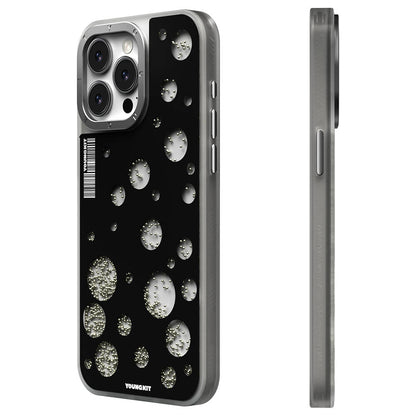 iPhone 14 Pro Max Kılıf M-safe Şarj Özellikli Youngkit Quicksand Beads Serisi Kapak