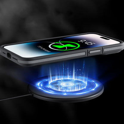 iPhone 14 Pro Max Kılıf M-safe Şarj Özellikli Youngkit Rock Sand Serisi Kapak