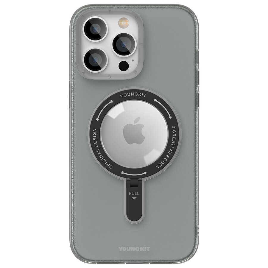 iPhone 14 Pro Max Kılıf M-safe Şarj Özellikli Youngkit Rock Serisi Kapak