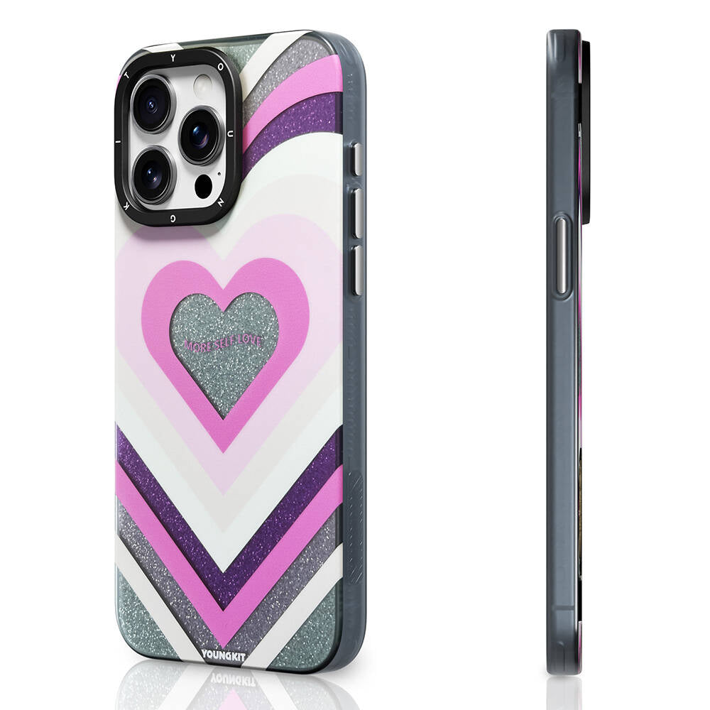 iPhone 14 Pro Max Kılıf M-safe Şarj Özellikli Youngkit Star Dazzle Serisi Kapak