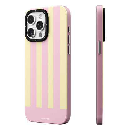 iPhone 14 Pro Max Kılıf M-safe Şarj Özellikli Youngkit Striped Piano Keys Serisi Kapak