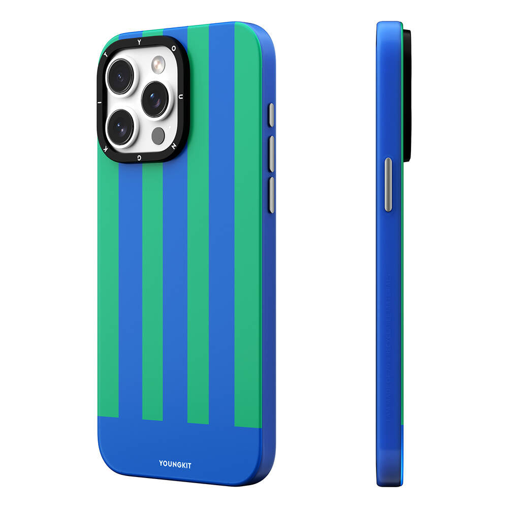 iPhone 14 Pro Max Kılıf M-safe Şarj Özellikli Youngkit Striped Piano Keys Serisi Kapak