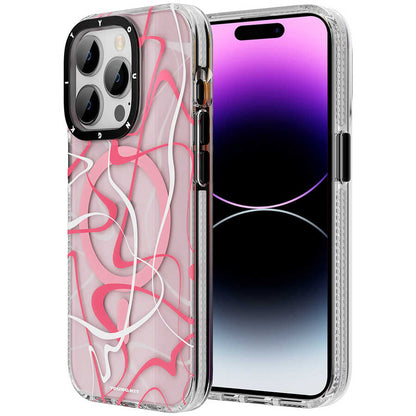 iPhone 14 Pro Max Kılıf M-safe Şarj Özellikli Youngkit Water-Ink Serisi Kapak
