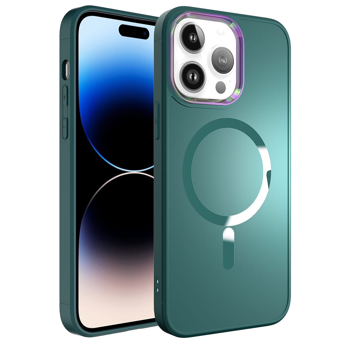 Apple iPhone 14 Pro Max Kılıf M-safe Wireless Şarj Özellikli Zore Stil Kapak