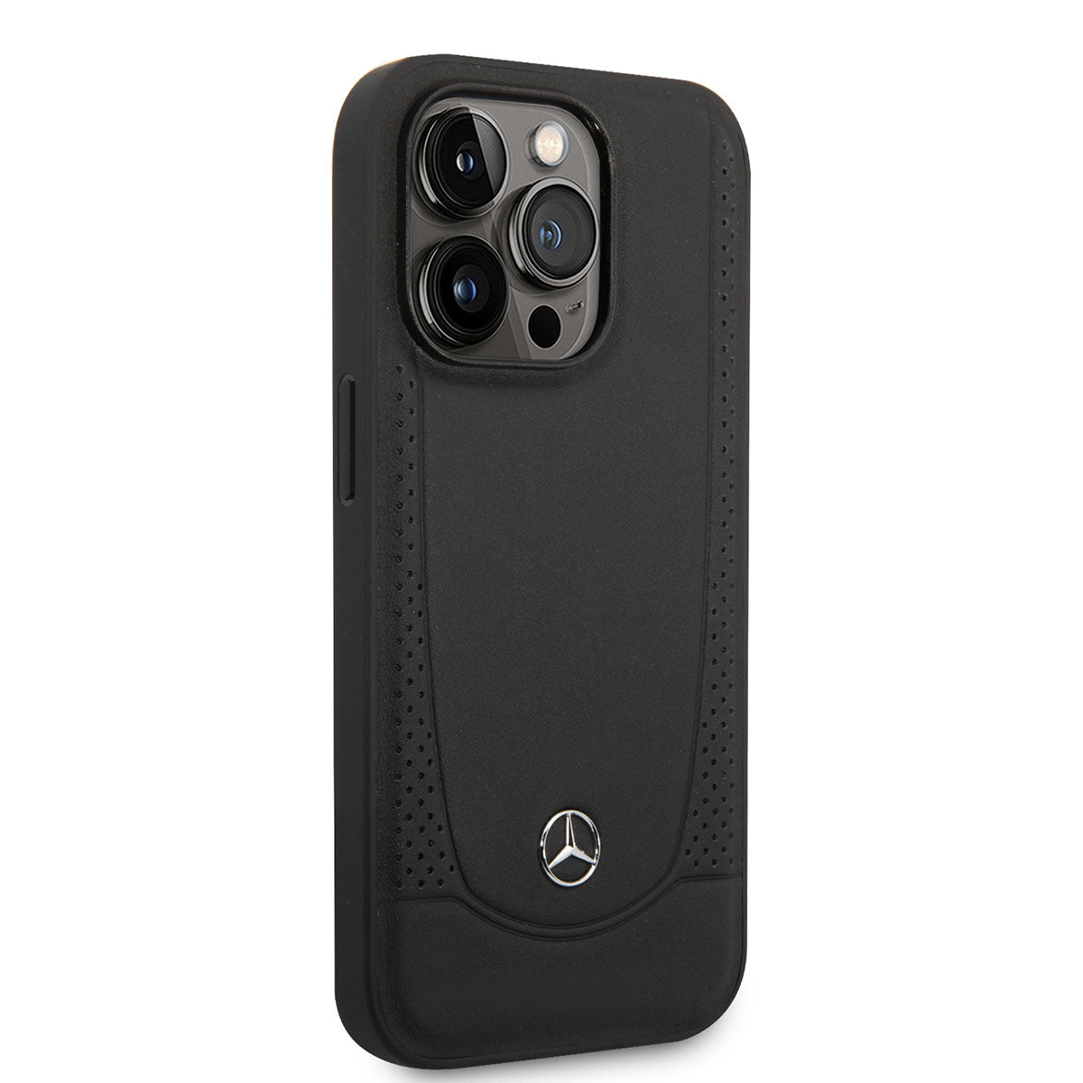 iPhone 14 Pro Max Kılıf Mercedes Benz M-safe Şarj Özellikli Urban Deri Kapak