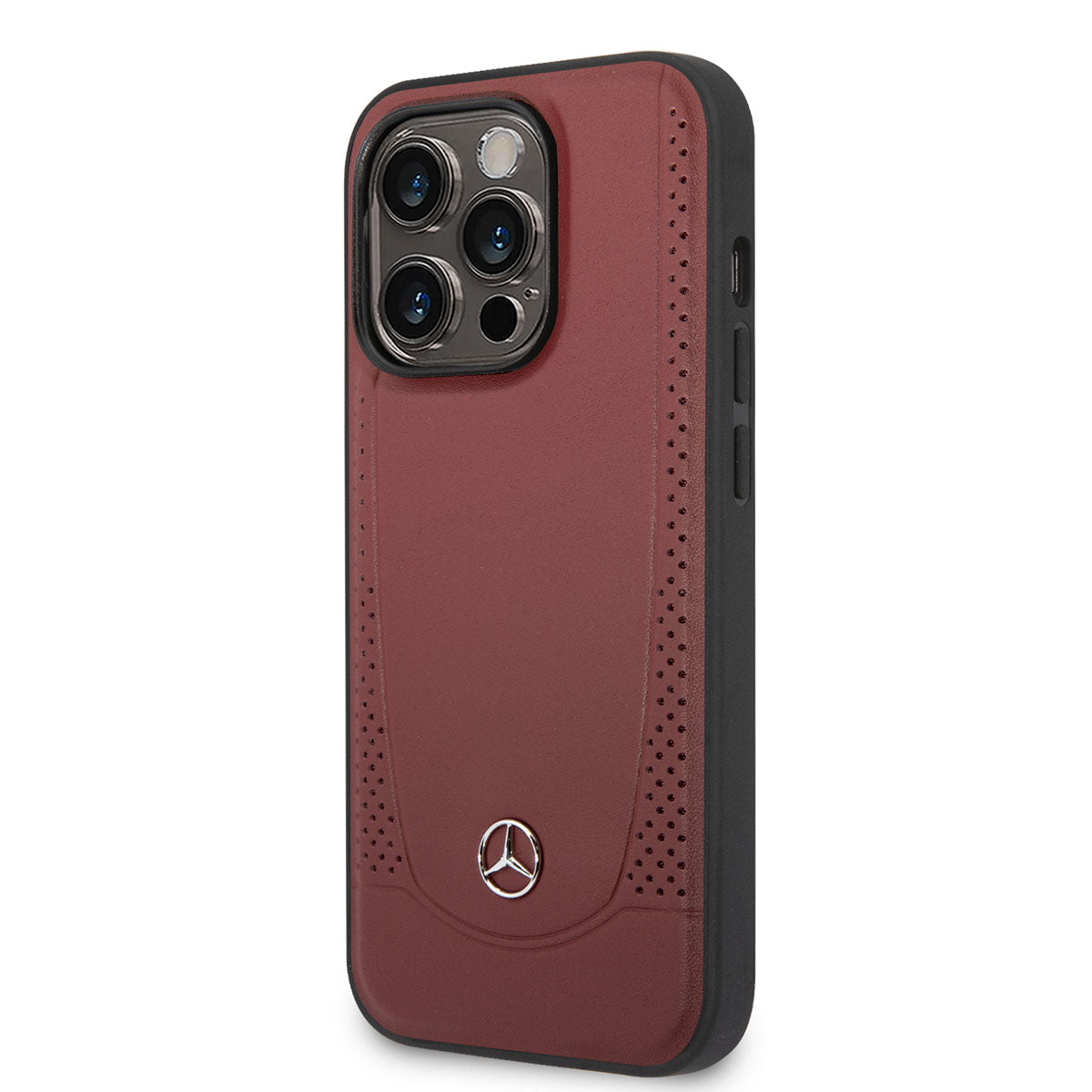 iPhone 14 Pro Max Kılıf Mercedes Benz M-safe Şarj Özellikli Urban Deri Kapak
