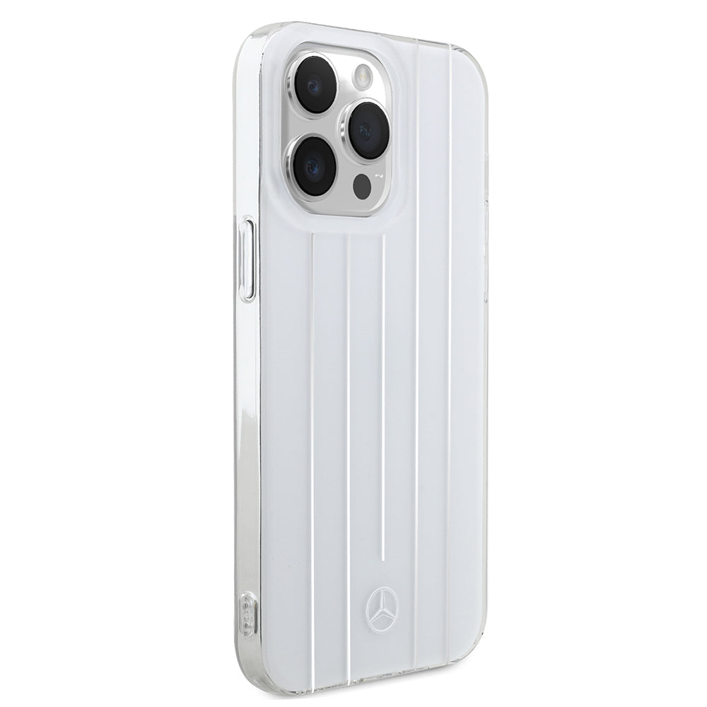 iPhone 14 Pro Max Kılıf Mercedes Benz Orjinal Lisanslı New Urban 3 Sert PC Paralel Çizgi Desenli Kapak