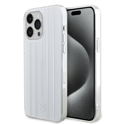 iPhone 14 Pro Max Kılıf Mercedes Benz Orjinal Lisanslı New Urban 3 Sert PC Paralel Çizgi Desenli Kapak