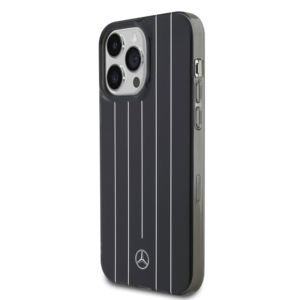 iPhone 14 Pro Max Kılıf Mercedes Benz Orjinal Lisanslı New Urban 3 Sert PC Paralel Çizgi Desenli Kapak