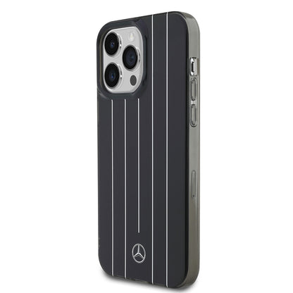 iPhone 14 Pro Max Kılıf Mercedes Benz Orjinal Lisanslı New Urban 3 Sert PC Paralel Çizgi Desenli Kapak