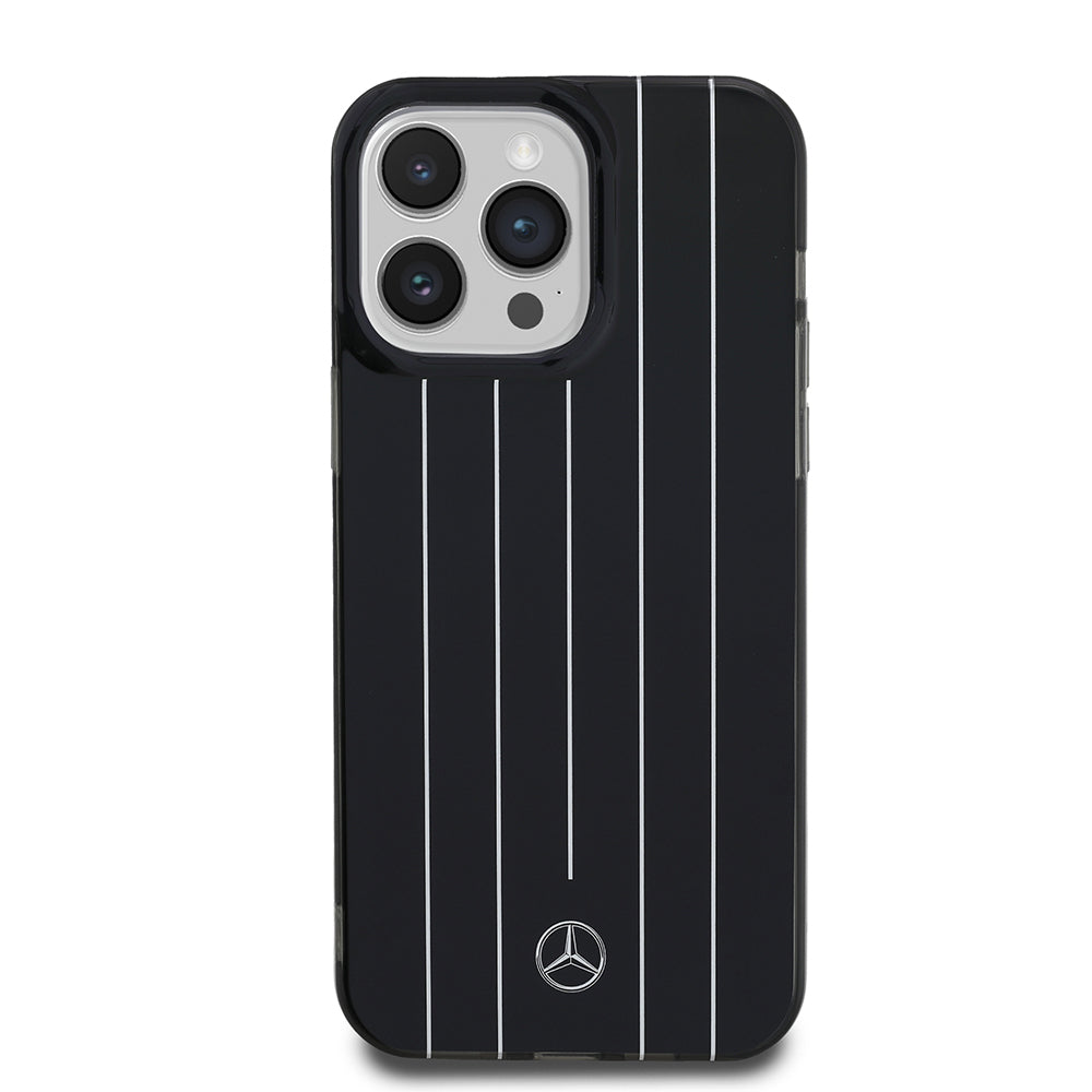 iPhone 14 Pro Max Kılıf Mercedes Benz Orjinal Lisanslı New Urban 3 Sert PC Paralel Çizgi Desenli Kapak