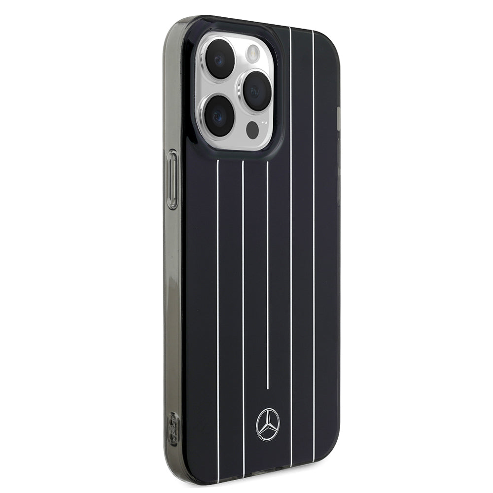 iPhone 14 Pro Max Kılıf Mercedes Benz Orjinal Lisanslı New Urban 3 Sert PC Paralel Çizgi Desenli Kapak