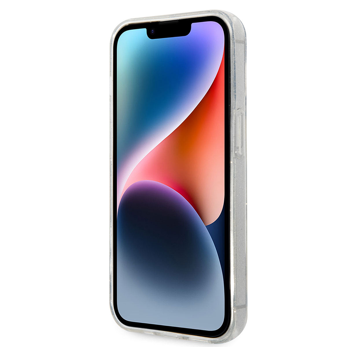 iPhone 14 Pro Max Kılıf Karl Lagerfeld Transparan Simli K&C Dizayn Kapak