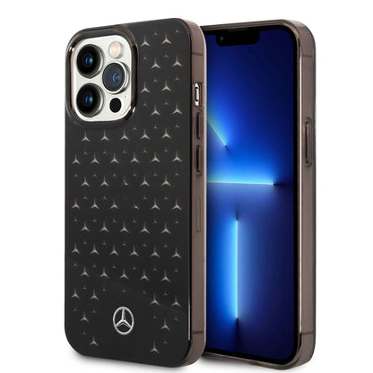 iPhone 14 Pro Max Kılıf Mercedes Benz Transparan Yıldızlı Dizayn Kapak