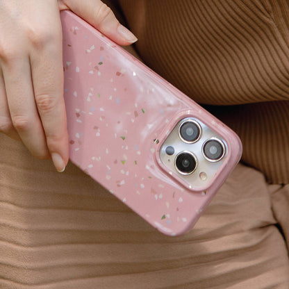 iPhone 14 Pro Max Kılıf Mozaik Desenli Coehl Terrazzo Kapak