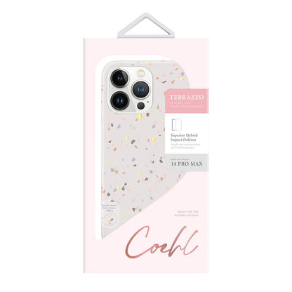iPhone 14 Pro Max Kılıf Mozaik Desenli Coehl Terrazzo Kapak