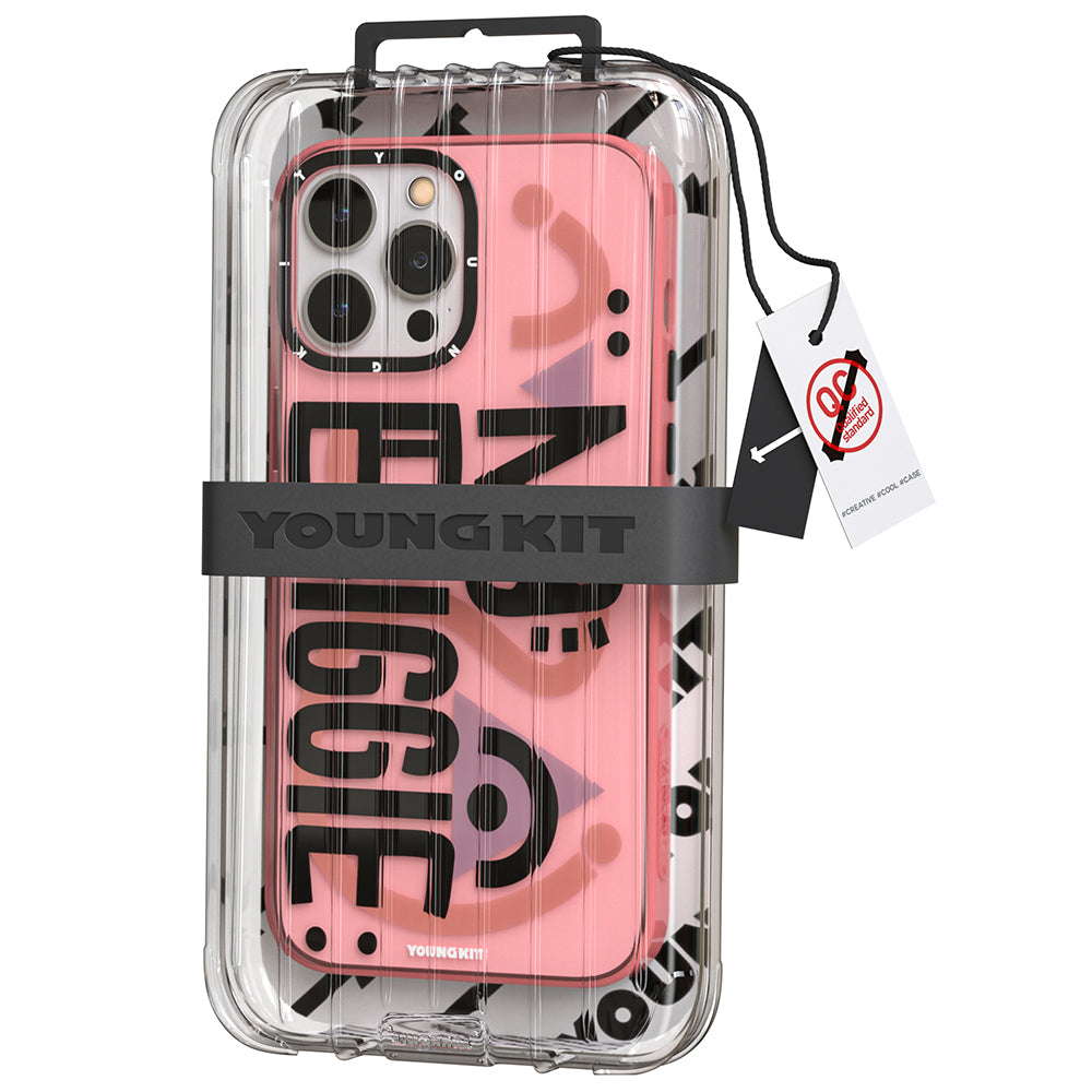 iPhone 14 Pro Max Kılıf Mutlu Mod Figürlü YoungKit Happy Mood Serisi Kapak
