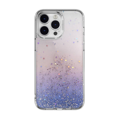 iPhone 14 Pro Max Kılıf Parlayan Simli Şeffaf Lisanslı Switcheasy Starfield Kapak