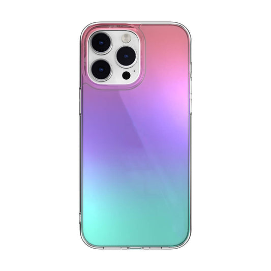 iPhone 14 Pro Max Kılıf Renk Geçişli Kenarları Şeffaf Tasarımlı Lisanslı Switcheasy Crush Plus Kapak