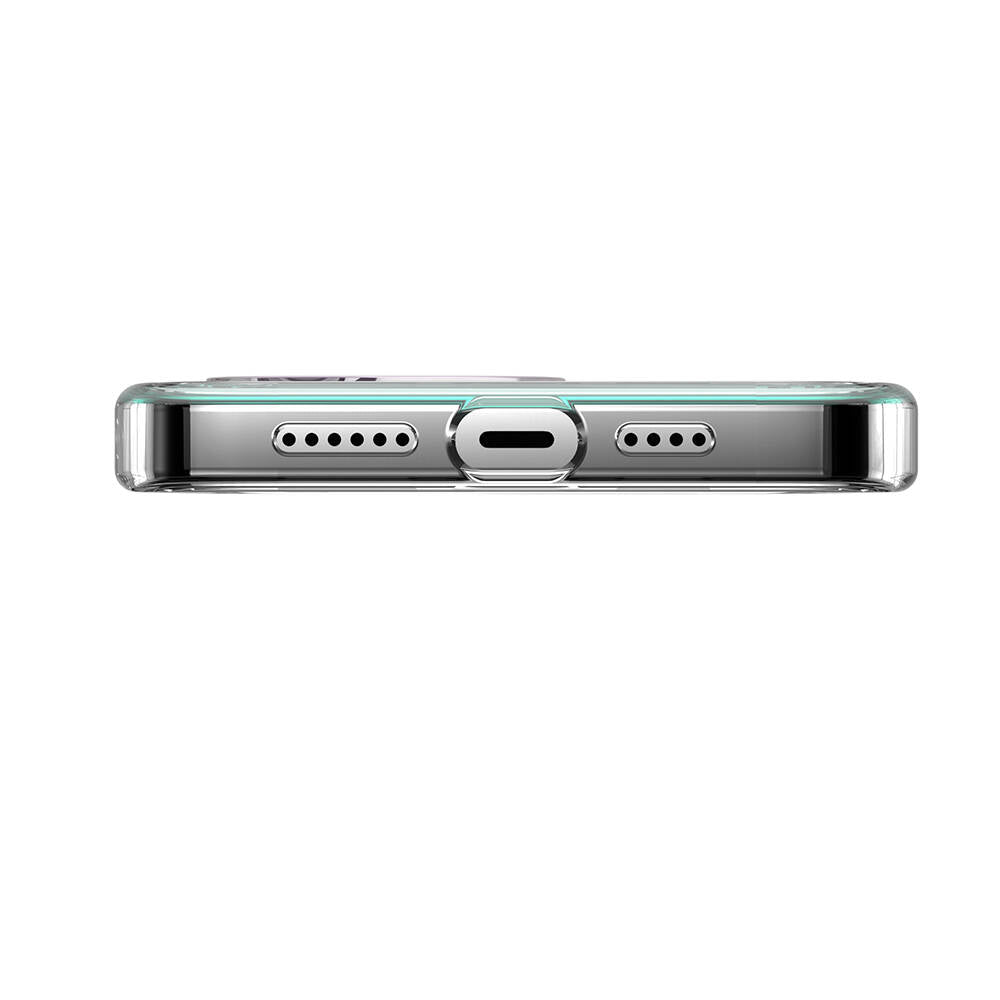 iPhone 14 Pro Max Kılıf Renk Geçişli Kenarları Şeffaf Tasarımlı Lisanslı Switcheasy Crush Plus Kapak